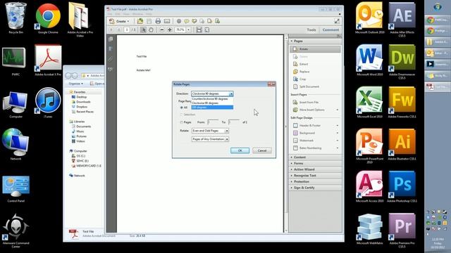 Real Estate Agent Training - Adobe Acrobat Pro - How to Rotate and Save Pages смотреть онлайн