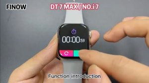 DT7MAX | DTNO.1 series 7 Smartwatch with NFC | 1.9inch display| waterproof| review #applewatch