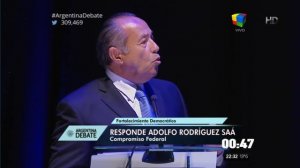 Adolfo Rodriguez Saa / Responde en Fortalecimiento Democrático