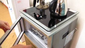 Коротко о том как пользоваться кулером с чайным столиком - Тиабар Ecotronic TB3-LE UV.