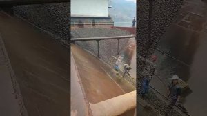 Строительство, разгрузка баржи 3 часть