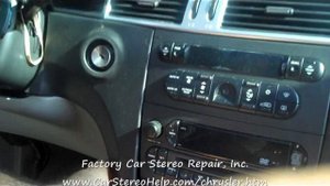 Chrysler Pacifica Car Stereo and DVD Removal 2004 - 2008 = Car Stereo HELP