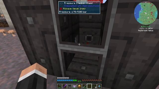 FTB Plexiglass Mountain Modpack | Pneumaticraft & Wireless Charging! | E08 | 1.18.2 Modpack смотреть онлайн