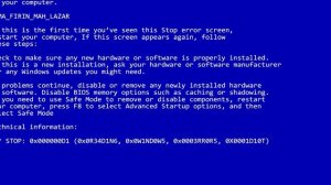 История синих экранов смерти в Windows