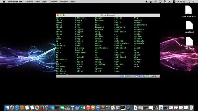 Trinux on Virtualbox on Macbook Air Early 2015 1.6GHz i5 4GB RAM смотреть онлайн