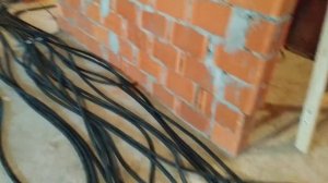 Электромонтаж по полу.