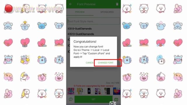 ✨Untuk HP Vivo|| Cara mengubah emoji Vivo ke IOS/iPhone (cara ke2)✨