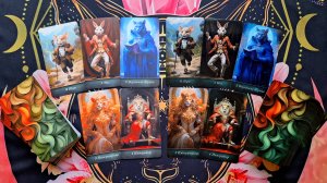 Обзор колоды Таро ZooCity матовая версия + сравнение с первой версией (автор Маргарита Ирис)🐆🦧🦒🦩