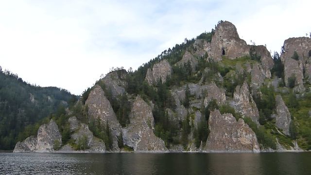 В Бирюсинском заливе Красноярского моря.