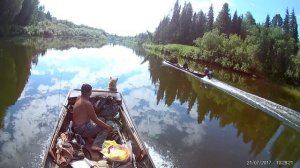 Выходные на лодке- болотоходе, р. Березовая- р. Колва. Июль 2017г. (Часть 2.)