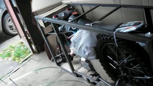 Питбайк KAYO MINI YX125EM 14 на 12 распаковка