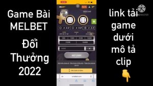 App MELBET Đại Lý Game Đổi Thưởng Lớn Nhất - eSports - Cá Cược Bóng Đá - 2022