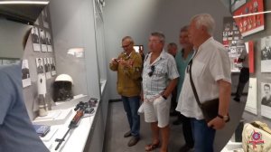 Участники акции "Афганская гильза памяти" из Санкт-Петербурга в музее Отечественной войны Минска