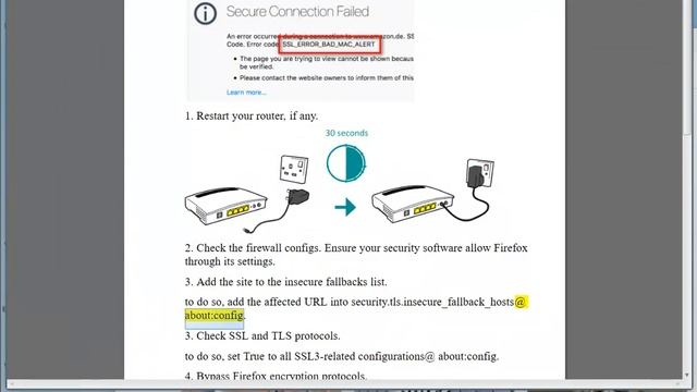 Fix Mozilla Firefox SSL_error_bad_mac_alert Error смотреть онлайн