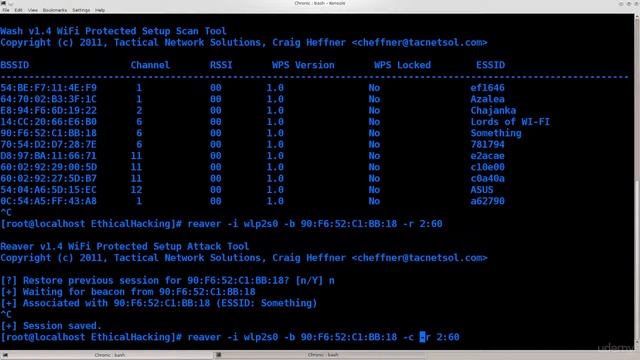 Cracking WPS pins with reaver part 3 смотреть онлайн