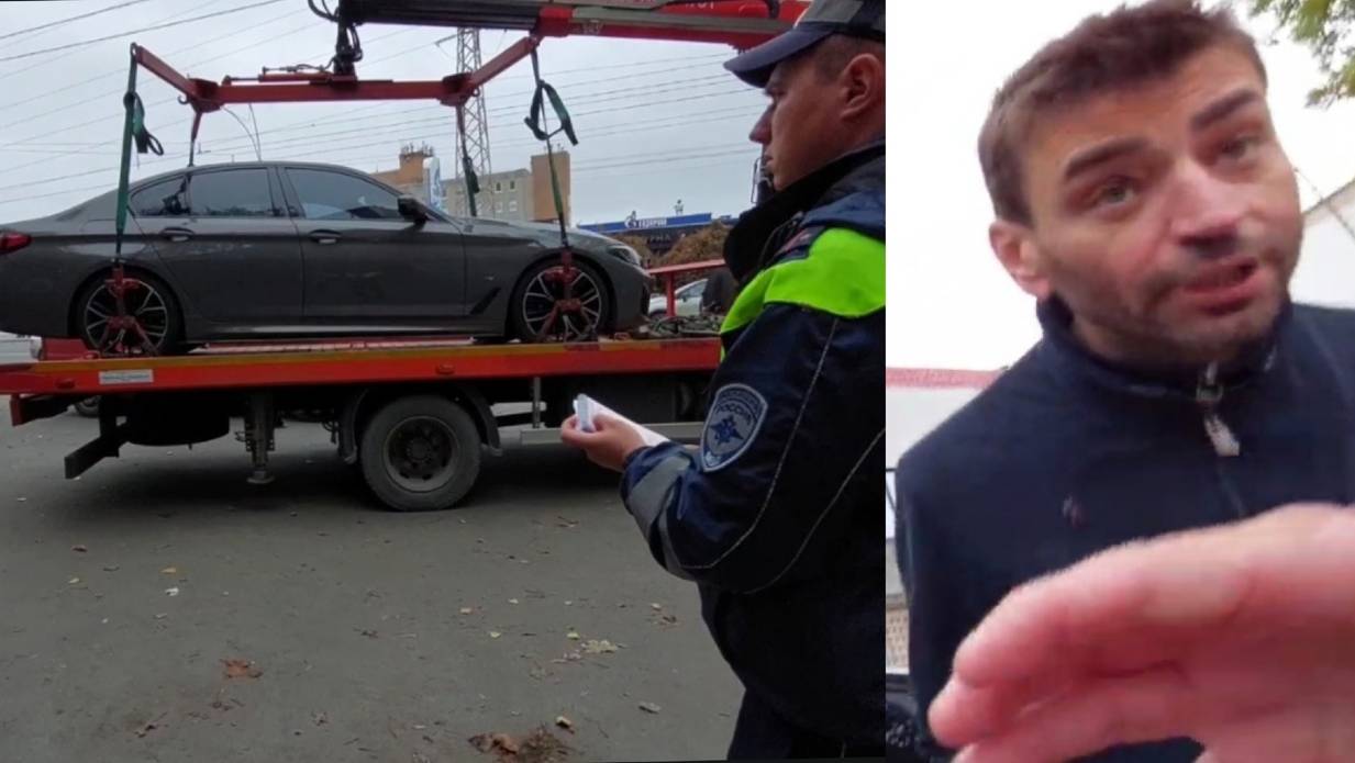 🔥Эвакуация нарушителей ПДД с тротуара на Шолохова хозяин земли запрещает ходить по земле.🔥 смотреть онлайн