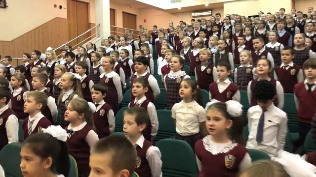 Флэшмоб Гимн Москвы ГБОУ Школа 2121 #Мойрайонвгодывойны, #СпеснейкПобеде