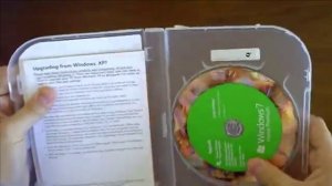 Windows 7 Home Premium unboxing