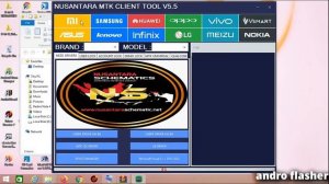 NUSANTARA MTK CLIENT TOOL V5.5