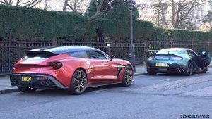 Aston Martin Vanquish Zagato Shooting Brake on the Road!!