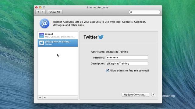 macOS: Internet Accounts смотреть онлайн