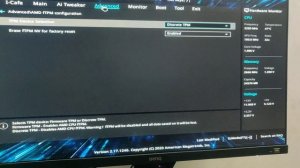 How to enable tpm 2.0 on AMD Asus motherboard for windows 11 compatibility.