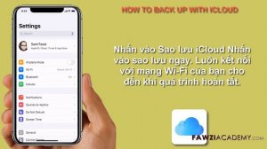 (VE) sao lưu iPhone - cách backup dữ liệu iPhone