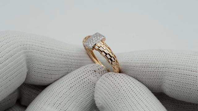 Женское кольцо к4297 (Au 585) - Золотой Запасъ смотреть онлайн