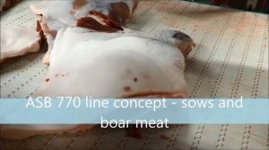 Weber ASB 770 шкуросъёмная машина