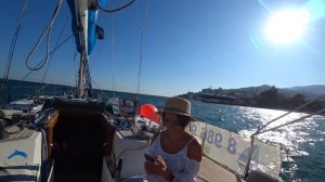 НА ПАРУСНОЙ ЯХТЕ В ОТКРЫТОМ МОРЕ ЯЛТА КРЫМ 2019