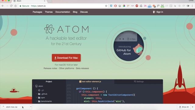 How to install Atom the text editor for Mac OS смотреть онлайн