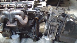 Как заменить двигатель на Mazda Tribute 2.0л AT