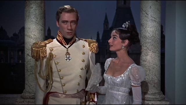 Audrey Hepburn Dances with Mel Ferrer in War and Peace (1956) смотреть онлайн