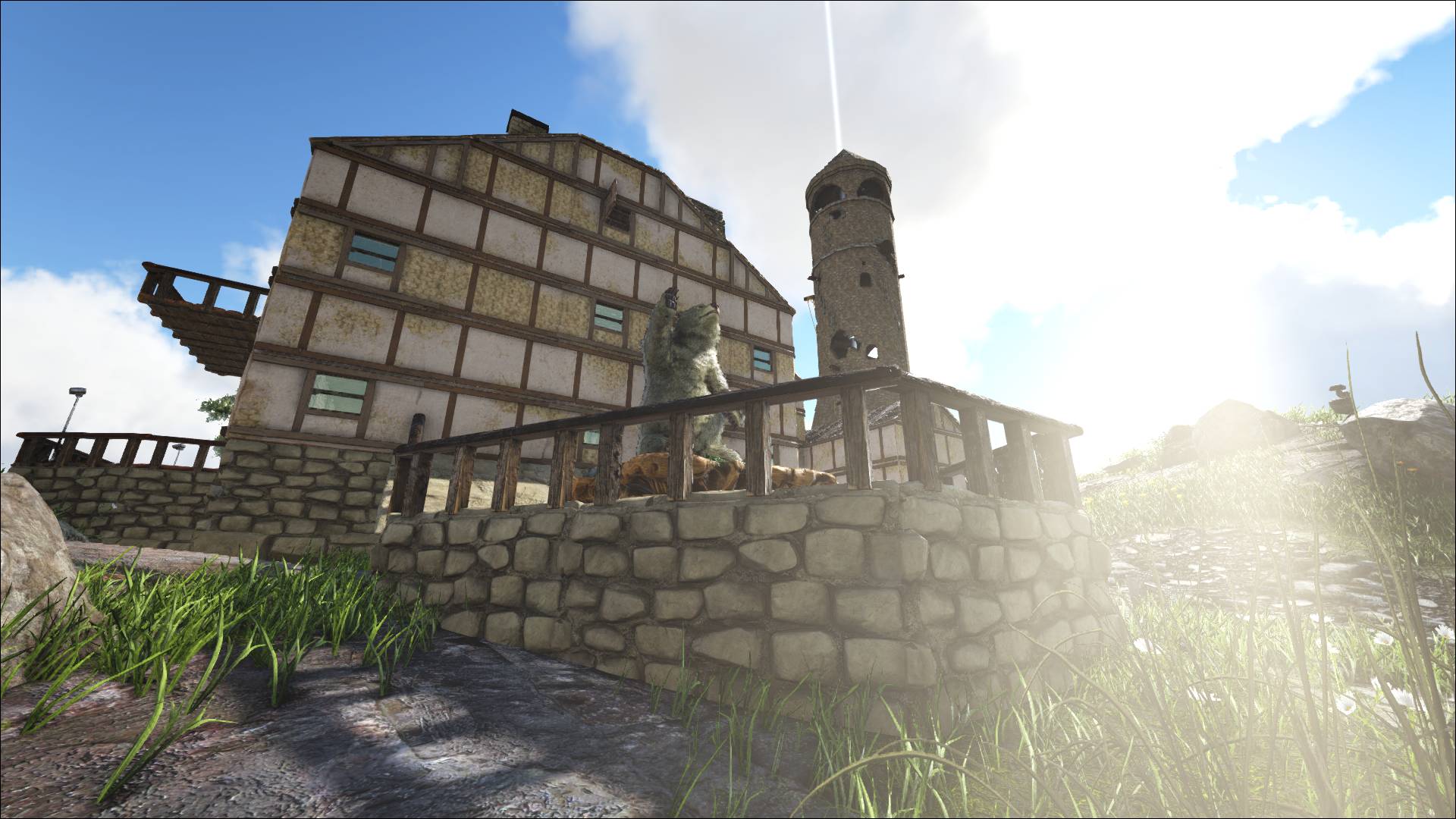 Моя база на Ragnarok(ARK Survival Evolved)