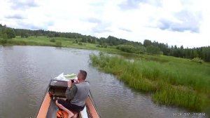 Выходные на лодках-болотоходах (часть 2), р. Кутамыш, Июнь 2017г.
