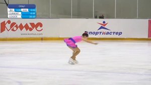 Окатьева Юлия, 1 юношеский разряд, фигурное катание, Julia Okateva, Moscow, 27.02.2022