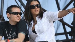 Chester and Talinda Bennington and Mike and Anna Shinoda