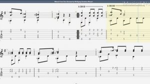 Guitar TAB - Wolfgang Amadeus Mozart : Minuet from Don Giovanni | Tutorial Sheet Lesson #iMn