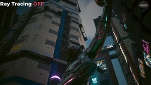 Cyberpunk 2077 ray tracing on vs off