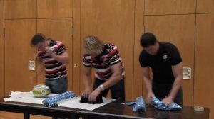 The Saracens Christmas Wrapping Challenge