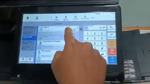 Kyocera 2554ci id card setting