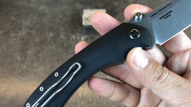 Нож Pelican Black G 10, N690 KMRJ Kmaxrom Design FFX 534 от FOX