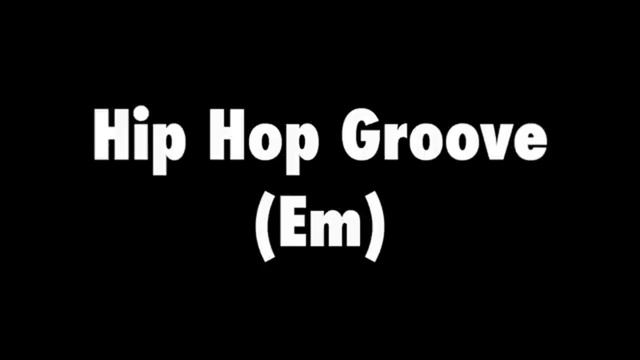 Hip Hop Groove Backing Track in Em