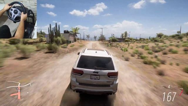 Jeep SRT Trackhawk ( 707hp ) Forza horizon 5 4K Gameplay freeroam смотреть онлайн