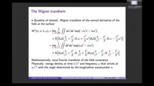 Josselin Garnier - Radiative transfer equation for surface and body waves