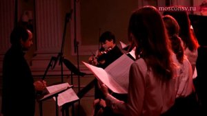 Петерис Васкс. «Plainscapes» («Равнины») для смешанного хора, скрипки и виолончели (2002). Фрагмент