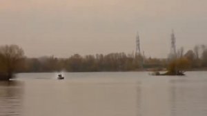 Мотор-болотоход 13 л.с., самодельный винт, 40,3 км/час.