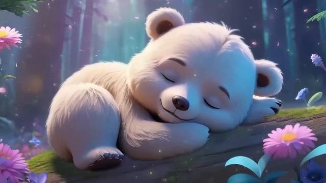 Колыбельная музыка для малышей без слов 💤 Успокаивающая для быстрого сна ✨ Мишка в лесу