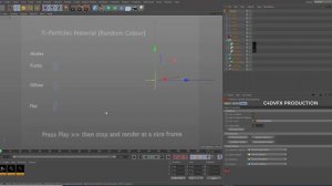 RENDERING[X-Particle Material-Randomcolour] for c4d free downloads (file describe)