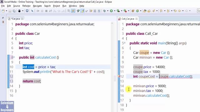 ✔ How To Return Values From A Method | (Video 35)